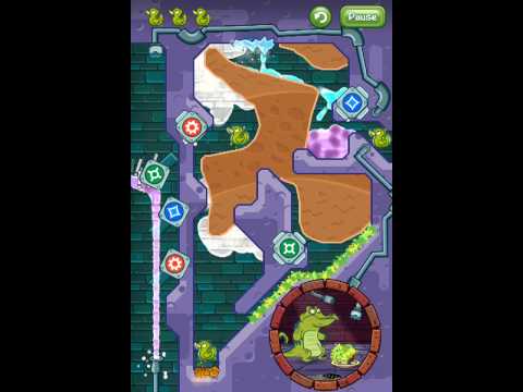 Where's my water? Level C2-14 - 3 Ducks / Stars Walkthrough - Wo ist mein Wasser?