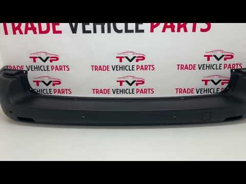 For Citroen Dispatch SWB 2016-2023 Rear Bumper Black With PDC & With Tow Eye Cover video