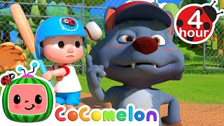 Animal Baseball Game! Batter Up! + More | Cocomelon - Nursery Rhymes | Fun Cartoons For Kids