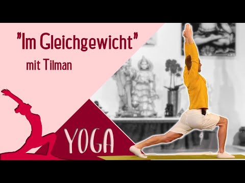 Yoga "Im Gleichgewicht" Mittelstufe Yogastunde mit Tilman - Yoga Vidya Live 16:15 / 27.10.2020