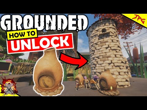 GROUNDED How To Unlock Mushroom Build Pieces! Grinder And Oven Crafting - Haze Lab Guide!
