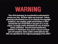 FBI Warning Screen Art