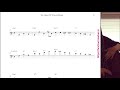 'Oscar Peterson Trio - The Days of Wine and Roses' : Bass 'Ray Brown' Transcription