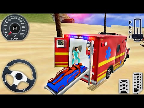 Summer Coast Guard Beach Emergency - NY Ambulance Driver Rescue Simulator - Android GamePlay