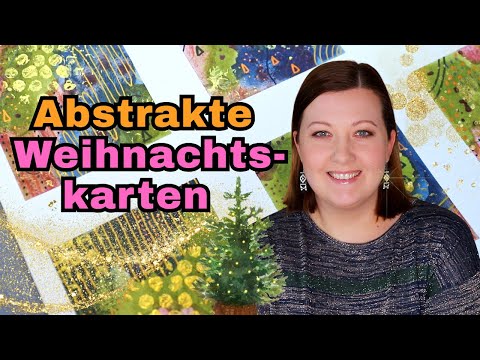 Painting has never been so relaxing 😌🎨 | 6 magical mixed media Christmas cards to make yourself