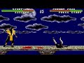 Mortal Kombat 1 Scorpion Vs Johnny Cage Sega Genesis