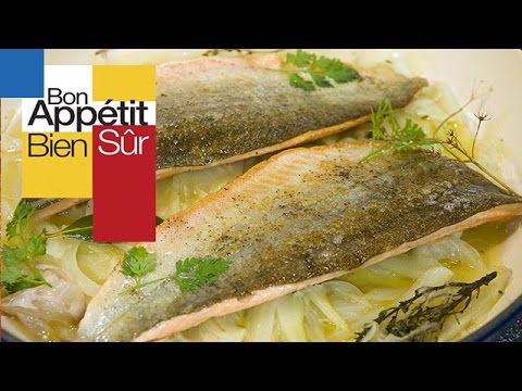 Omble chevalier et fondue de fenouil