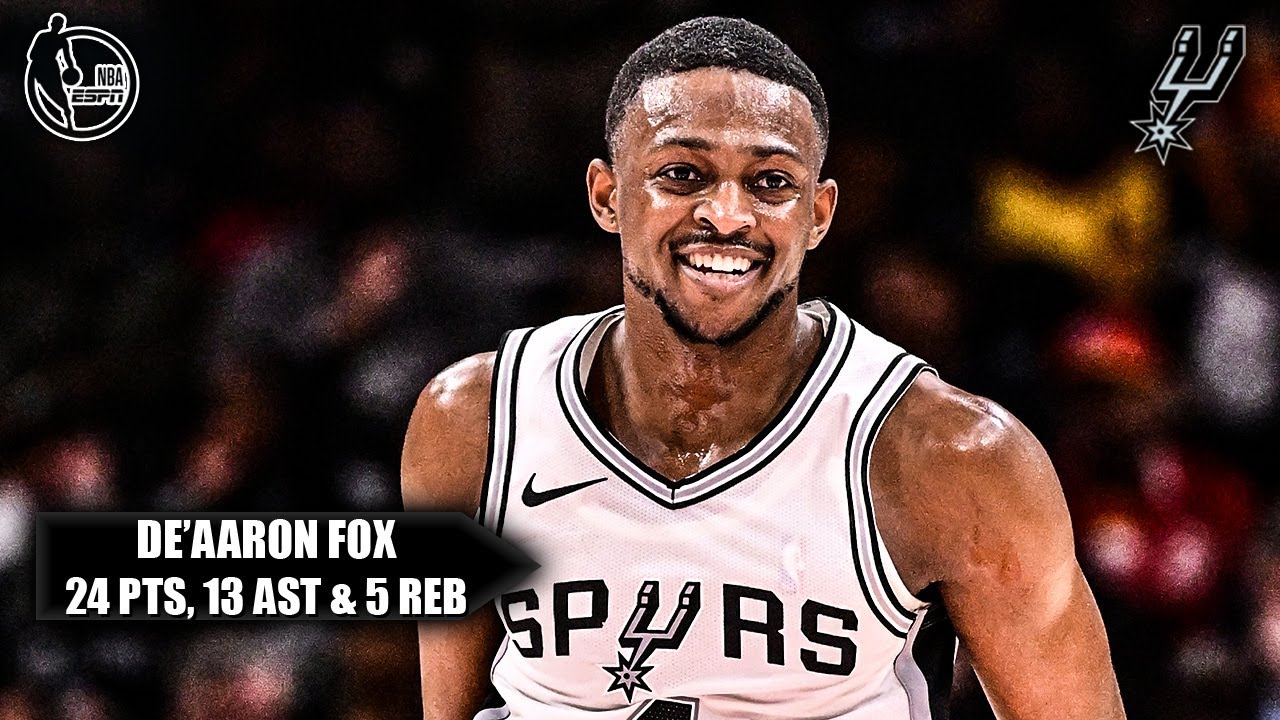 De'Aaron Fox drops 24-point DOUBLE-DOUBLE in his Spurs DEBUT 😮‍💨 | NBA on ESPN