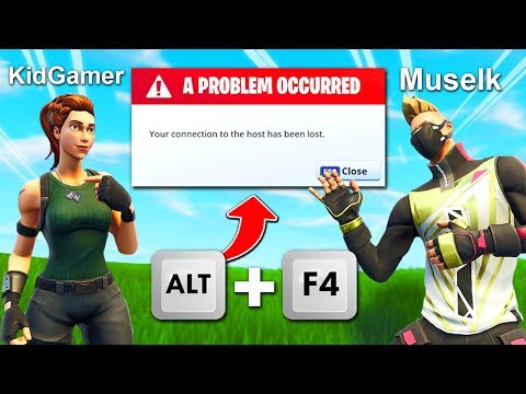 get aimbot with alt f4 troll in fortnite - youtube muselk fortnite