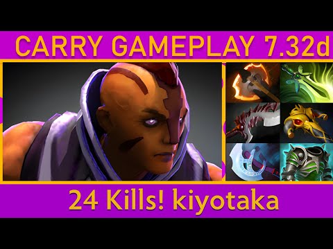 💥24 Kills! kiyotaka Anti-Mage Carry Gameplay - Top MMR Dota 2