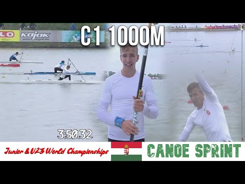C1 Men 1000m U23 Final A | HUNGARY CHAMPION | Junior & U23 World Championships Szeged Hungary 2022