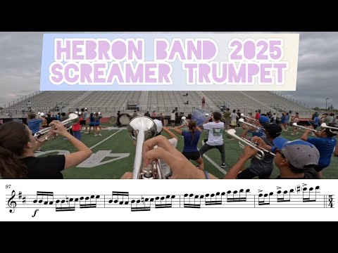 Hebron Band 2025 Screamer Trumpet Transcription