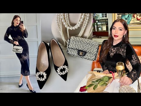 London Vlog: Date Night & Valentines, Chanel Denim Unboxing, Shopping + New Shoes 7or9