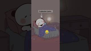 While chatting with girlfriend at night. #viral #motivation #comedy #girl #sleep #life #like #shorts