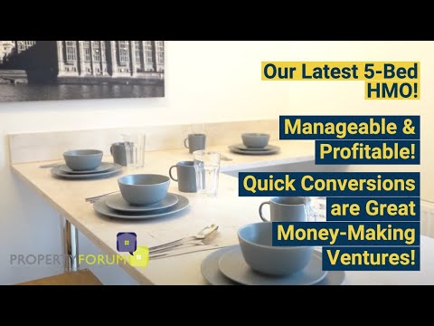 Our Latest 5 Bed HMO! Manageable & Profitable! Quick Conversions are Great Money Making Ventures!