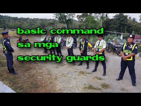 basic command sa mga security guards