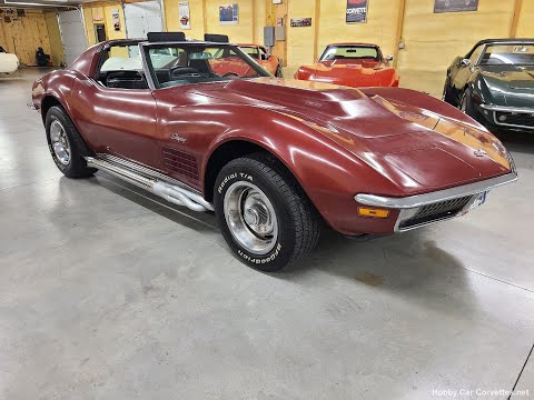 1970 Burgundy Corvette 4spd For Sale Video