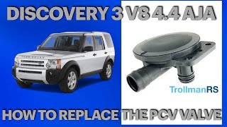Discovery 3 V8 pcv valve replacement- How to. RRS 4.4 AJA Jaguar engine LR3. landrover