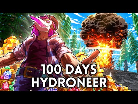 I Spent 100 Days in HYDRONEER... Here's What Happened!
