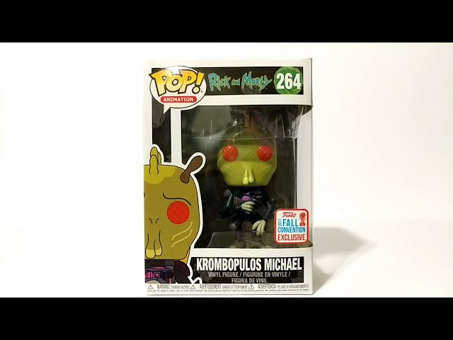 Vídeo relacionado con Rick and Morty Figura Vinilo NYCC 2017 - Krombopulos Michael 264 Figura de colección Standard