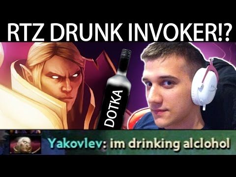 Drunk Invoker!!? Arteezy Pro Mid Lane Gameplay 7.05 META Dota 2
