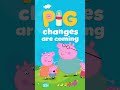 PIG Changes Are Coming PeppaPig Shorts ExpectingPigChanges