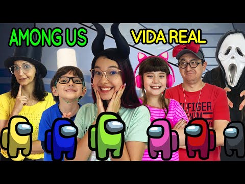 AMONG US IN REAL LIFE FAMILY | Luluca