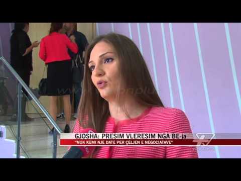 Gjosha: Presim vlerësim nga BE-ja - News, Lajme - Vizion Plus