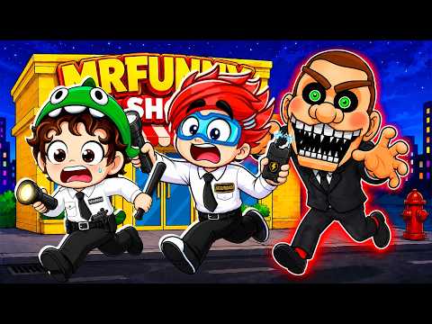 TRABAJO CON MI PAPÁ en LA JUGUETERIA DE MR FUNNY en ROBLOX | Dylan Juega