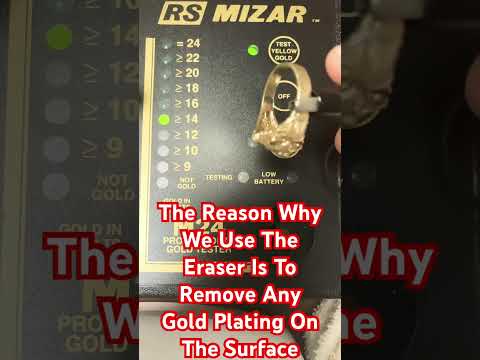 Testing Gold Jewelry Using RS Mizar Gold Tester! Solid Karat Gold That is Gold Plated #goldjewelry