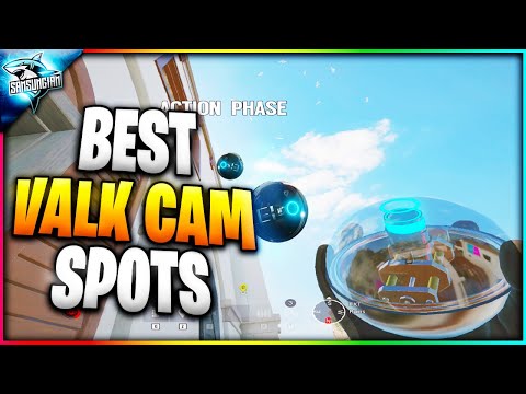 10 INSANE VALK CAMS ON COASTLINE!!! Operation Neon Dawn - Rainbow Six Siege