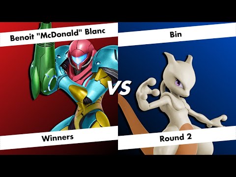 Wavelength 2024 - Pool B2 - Winners Round 2 - Benoit (Samus) vs. Bin (Mewtwo) - SSBU