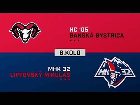 8.kolo HC 05 Banská Bystrica - MHK 32 Liptovský Mikuláš HIGHLIGHTS