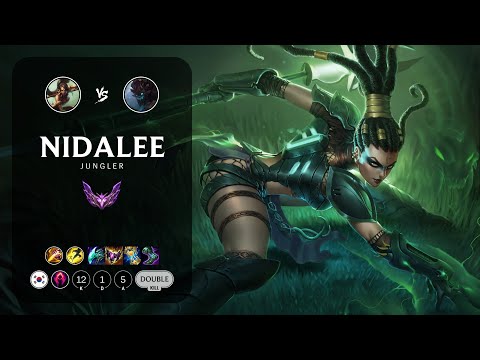 Nidalee Jungle vs Maokai - KR Master Patch 13.1