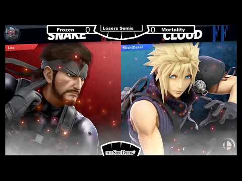 The Side Deck Smash #70 - Frozen (Snake) VS Mortality (Cloud) - SSBU Losers Semi's
