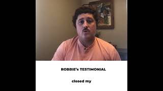 Robbie's Testimonial