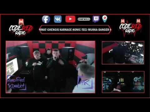 DJ KONIC/ MC ZEBBA ,GIFTED, SMOKES DA HOST, KUSHDEE, DANGER (CODE RED RADIO)