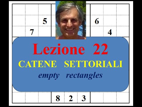Lez. 22 - empty rectangles o catene settoriali