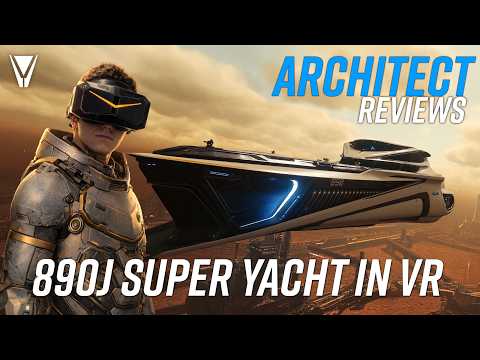 An Architect Reviews 890J Super Yacht in VR! - Star Citizen