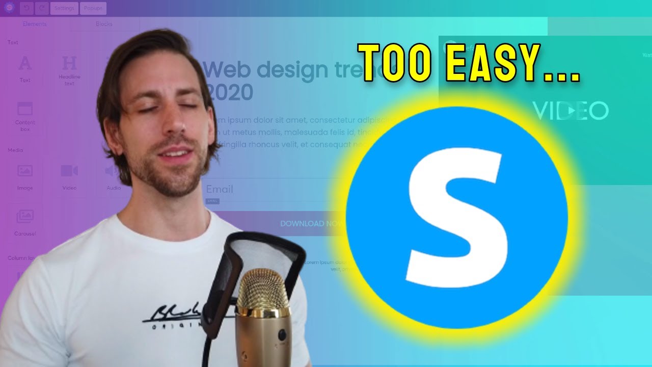 Systeme.io - How to Create a Landing Page WITHOUT any Design Skills