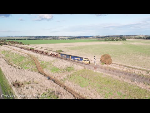 5MP2 Pacific National Steel Train With NR87 & NR103 (30/6/2022) - PoathTV Australian Railways