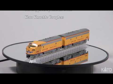 Kato USA Product Spotlight -  N Scale F7 Freight locomotive two-packs, SP and UP