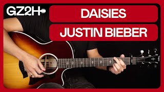 DAISIES Guitar Tutorial Justin Bieber Easy Acoustic Guitar Chords