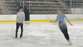 Nathan Chen and Lily Neff Xfinity shoot - spin video