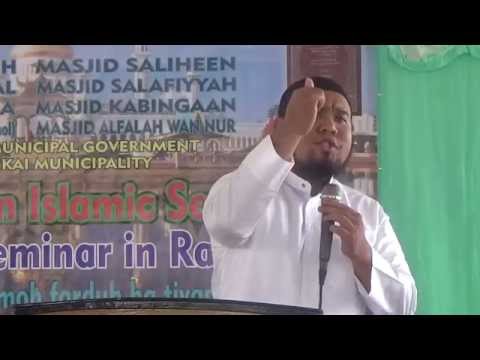 Palihalan sin Sulga by : Shiekh Mujahid Abduraup