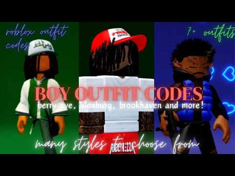 Berry avenue outfit codes for boys | +  bloxburg, brookhaven and more | 