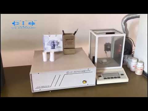 How to use used carbon sulfur analyzer