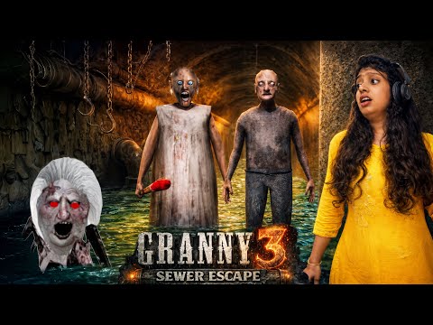 New SEWER ESCAPE in Granny 3 😱| New Gun & New Places!
