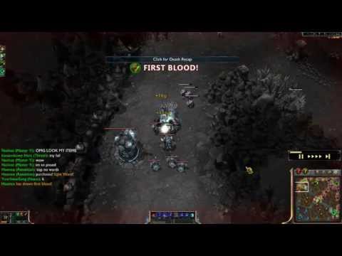 Renekton play up top vs Jax