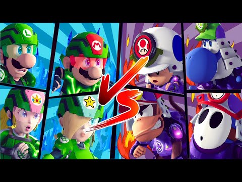 Mario Strikers Battle League Football – Mario & Luigi Lead All-Star Team vs Toad’s Fierce Squad!